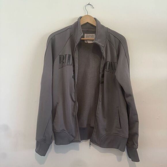 Billabong Lightweight Jacket Grey Jacket Size Large Sporty - Picture 1 of 4